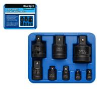 BlueSpot Tools Bluespot Impact Socket Set 8Pc 1/4" 3/8" 1/2" 3/4" 1" Reducer Adaptor 02077