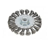 Bluespot Tools Flat Twist Knot Wire Wheel 100mm M14 X 2 Multi Colour (100mm M14 X 2)