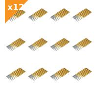 Blue Spot Pin Punch Set 22449 - Gold - 6-piece