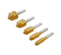 Bluespot Tools Hss Titanium Countersink Bit Set, 5 Piece