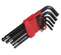 BlueSpot Tools 13PCE Long Arm Metric Ball End Hex Key Set (1.27-10mm)