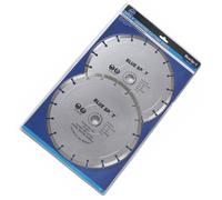 BlueSpot Tools Silverline 2 X 230mm Diamond Cutting Disc 9" Inch Diamond Blade Angle Grinder