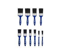 Bluespot Tools Synthetic Workshop Paint Brush Set, 10 Piece Bluespot Tools Multicolor