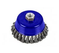 Bluespot Tools Twist Knot Cup Brush Multi Colour (100mm M14 X 2)