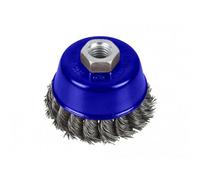 Bluespot Tools Twist Knot Cup Brush Multi Colour (75mm M14 X 2)