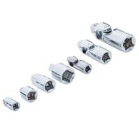 BlueSpot Tools Universal Joint & Adaptor Reducer Set 7 Piece ChromeB/S02076