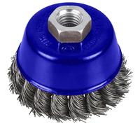 Bluespot Twist Knot Wire Cup Brush 75mm M14 Thread