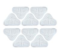 BlueStars 10-Pack H2OX5 Microfiber Steam Mop Pads Replacement - Compatible with H2O H20 Steam Mop X5 - Washable & Reusable, Exact Fit for H2O X5 Steam Cleaners