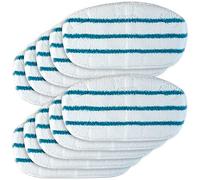 BlueStars 10 Pack Microfiber Steam Mop Pads for PurSteam ThermaPro 10-in-1 Steam Mop Washable Reusable Pads Replacement - Compatible with ThermaPro 211 Steam Mop Cleaners