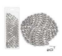 BlueStars 9 Speed Bike Chain 1/2 x 11/128 Inch (116 Links) with Quick Link - Anti-Rust Bicycle Chain - for MTB/Road/Gravel/Cyclocross Bikes - Compatible with Shimano SRAM Campagnolo