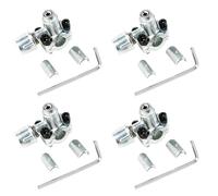 BlueStars BPV-31 Bullet Piercing Valve 3 in 1 Access For Air Conditioners HVAC 1/4 5/16 3/8 Inch Outside Diameter Pipes - Replacements for AP4502525 BPV31D GPV14 GPV31 GPV38 GPV56 MPV31 - Pack of 4