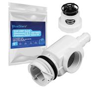 BlueStars D29 UWF Quick Disconnect and 9-100-9002 Pressure Relief Valve Replacement Kit - Compatible with The Polaris 180 280 380 Automatic Pool Cleaners