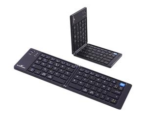 Bluestork - KB Mini Fold - Mini Bluetooth AZERTY FR Foldable Keyboard - USB-C Rechargeable, 40H Autonomy- Folding Keyboard for Tablet - Lightweight, Quiet & Portable - Windows/iOS/Android- New