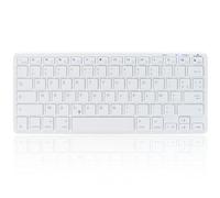 Bluestork - Mini Rechargeable Mac Keyboard - Wireless Mac Keyboard Long Battery Life - Multimedia Shortcuts - Mini French AZERTY Mac Keyboard, Compact, (Rechargeable Mac Keyboard)