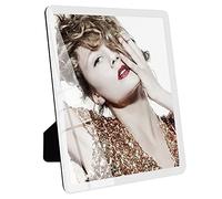 Bluesun 8x10 Picture Frame White Standing can be Vertical and Horizontal - Real Glass Frames, Cool 8×10 Photo Frame, Wall Frames Gifts for Women Girlfriend Mom Sisters and Loved Ones(8x10, white)