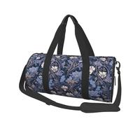 Bluet_Art Print Travel Duffel Bag, Lightweight Sports Gym Bag with Shoulder Straps for Women Men Teen ravel Business Trip