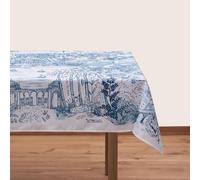 BlueTabla Apkhazeti Rectangle Tablecloth, Multicolor, Non-Iron, 83 x 55 Inch
