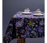 BlueTabla Lilac Rectangle Tablecloth, Purple, Non-Iron, 83 x 55 Inch
