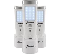 BLUETECH LED Flashlight Night Light for Emergency Preparedness, Portable Unit with Motion Detection,Power Failure Light, ETL Approved Blackout Light- 3 Pack