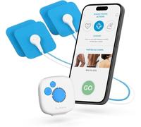 Bluetens Classic 2 Connected TENS/EMS Electrostimulator - Device for Muscle Stimulation and Pain Relief for Therapy, Relaxation, Rehabilitation, and Sports Massage Through Electro-Stimulation.