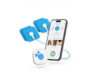 Bluetens Classic 2 Connected TENS/EMS Electrostimulator - Device for Muscle Stimulation and Pain Relief for Therapy, Relaxation, Rehabilitation, and Sports Massage Through Electro-Stimulation.