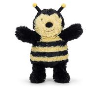 Bluethy Bee Plush Dog Toy - Soft Squeaky Chew Toy for Puppy Teething, Interactive Tug-of-War & Teeth Cleaning Entertainment (A)