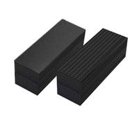 Bluethy Bluethy 10/15/20/30/40/50Pcs Heavy Duty Fastener Tape - Self-Adhesive Interlocking Strip, Damage-Free Multifunction Car Foot Mat & Carpet Fixing Sticker Middle 20PCS