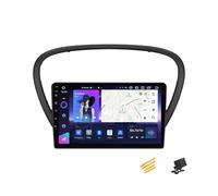 Bluetooth 2 DIN Car Stereo with Wireless Car Play Android Auto, Touch Screen Head Unit for Peugeot 607 2004-2010, Portable Car Radio