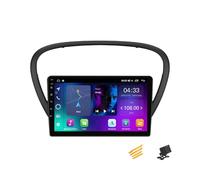 Bluetooth 2 DIN Car Stereo with Wireless Car Play Android Auto, Touch Screen Head Unit for Peugeot 607 2004-2010, Portable Car Radio