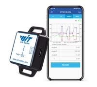 [Bluetooth 5.0 Acceleration Sensors] WT901BLECL 9-axis Wireless Tilt Sensor, 3-axis Accelerometer+Gyroscope +Magnetometer+Inclinometer, IMU Sensor MPU9250 Module Motion USB