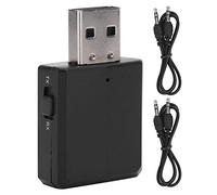 Bluetooth 5 0 Audio Receiver Transmitter USB Sound Card 3 in 1 Wireless Audio Adapter for TV PC Home Stereo Headset(black)