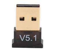 Bluetooth 5.1 Adapter, USB Bluetooth 5.0 Adapter for PC, Fast Data Transmission Dual Mode HiFi Sound USB Wireless Bluetooth Dongle Adapter for Windows 7 8 8.1 10 11