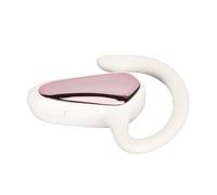 Bluetooth 5.1 Headset Noise Reduction Ultralight Business Earphone For Wireless Calls ABS For Office Use (Pink)