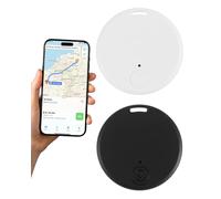 Bluetooth 5.2 Key Fob Locator, APP Remote Control Smart GPS Tracker Compatible with iOS and Android, Tracking Distance up to 15m, Suitable for Bags, Keys, Luggage and
