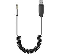 Bluetooth 5.3 Aux Adapter Wireless Car Bluetooth 5.3 Receiver USB to 3.5mm Jack Audio Music Mic Handsfree for Car Speaker