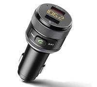 Bluetooth 5.3 FM Transmitter for Car, Wireless Car Bluetooth Adapter with QC3.0 Fast Charging, Hands-Free Calling, MP3 Player Support, USB Flash Drive Compatible FM Radio Bluetooth Transmitter Car Kit