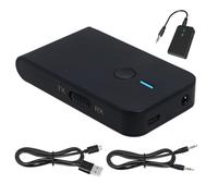 Bluetooth 5.3 Receiver for Speaker,Wireless Audio Adapter with 3.5mm Jack,Dual Connection for 2 Devices,20 Hours Playtime,Easy Control for Home and Car Stereo,Bluetooth Aux Adapter for Music Streaming