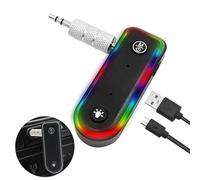 Bluetooth 5.3 Transmitter Receiver 2 in 1 3.5mm AUX Wireless Flight Audio Transmitter Adapter Bluetooth Transmitter for HiFi Home Stereo Airplane Gym Speakers Car and More, Plug and Play Low Latency