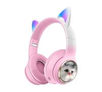 Bluetooth 5.3 Wireless Headphone Over Ear With Microphone JINLAKZ-09 (Pink)