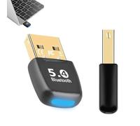 Bluetooth 5.4 Adapter, Bluetooth Dongle for PC, USB Dongle Receiver for, Plug and Play, For Game Controller, Headset, Phone, Keyboard, Mouse