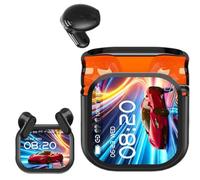 Bluetooth 5.4 Earphones LED Display Waterproof Wireless Earphones with LCD Touch Screen, Bluetooth 6.0 Touch Control, AI Translation Ear Buds Real Time,for Office Sports