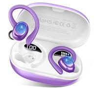 Bluetooth 5.4 Headphones Sport, 2026 Bass 3.0-Stereo Ear Buds Wireless Earbuds , 4 ENC Noise Cancelling Mic Earphones, 50+Hrs USB-C IP-X7 Waterproof Headset in Ear Android iOS for Running Workout Gym