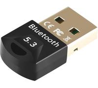 Bluetooth Adapter 5.3, Bluetooth Stick for Windows 11/10/8,1/7, USB EDR Bluetooth Dongle for PC, Laptop, Desktop