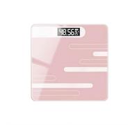 Bluetooth AI Smart Body Fat Scale,Pink Digital Bathroom Scale with App Sync, 0.1kg Precision, Multi-User Recognition, Tempered Glass, Battery-Powered Health Monitor
