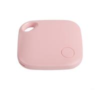 Bluetooth Anti-Lost Smart Tag GPS Tracker with Long Range Locator and Key Finder Compatible with iOS Devices, Personal Security Alarm for Keys, Wallets, Bags,(Pink)