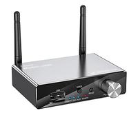 Bluetooth Audio Adapter with U Disk and Memory Card Support, Optical Coax 3.5mm Outputs/Inputs, 30M Long Range for Enhanced Audio Connectivity in TV, Car, MP3 Player, and Home Theater Systems