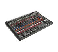 Bluetooth Audio Mixer, USB DJ Sound Mixing Console 7/8/12-Channel Bands Mixing Boards for Home KTV, Campus Language, Conferences, Bars (12 Channel Mixer)