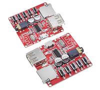 Bluetooth Audio Receiver Board V4.1 | MP3 WAV APE FLAC Lossless Decoder Module | TF Card USB Playback | 3.5mm AUX Output | DIY Speaker Amplifier Kit | Car Audio Upgrade | Micro USB 5V Powered