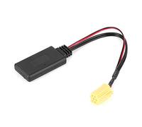 Bluetooth Aux Adapter 6 Pin for Alfa 159 2007 Onwards | ABS housing, plug and play install, car radio connector, Bluetooth 5.0, fits Grande Punto 2007 onwards