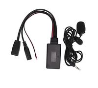 Bluetooth Aux Audio Cable ABS Material Hands Calling with Microphone for E46 1999 2006 Models 320i 323i 325i 328i 330i M3 Sedan Convertible